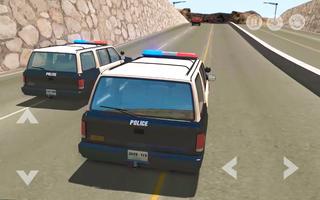 Police vs Terrorist : City Escape Car Driving Game Affiche