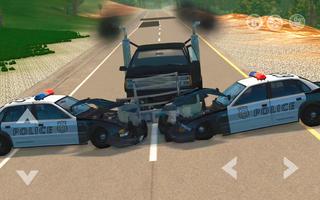 Police vs Terrorist : City Escape Car Driving Game capture d'écran 2