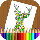 Polygon Coloring Book for Kids icône