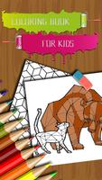 Polygon Coloring Book for Kids Affiche