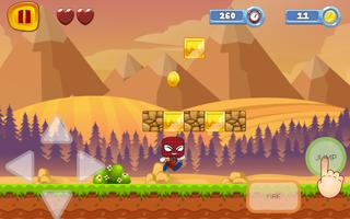 Super Spider World Sandy Man Game اسکرین شاٹ 1