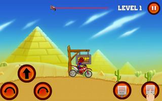 Spider Bike Racing climb man Hill Game plakat