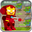 Zombie IRON Defense legO man Game