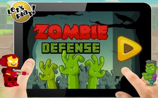 Zombie IRON Defense legO man Game โปสเตอร์