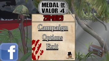 Medal Of Valor 4 WW2 ZOMBIES Affiche