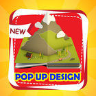 Pop Up Design icône
