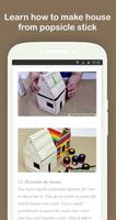 DIY Popsicle Stick Craft Step by Step captura de pantalla 3