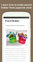 DIY Popsicle Stick Craft Step by Step captura de pantalla 1