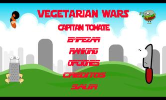Vegetarian Wars.Captain Tomato Affiche