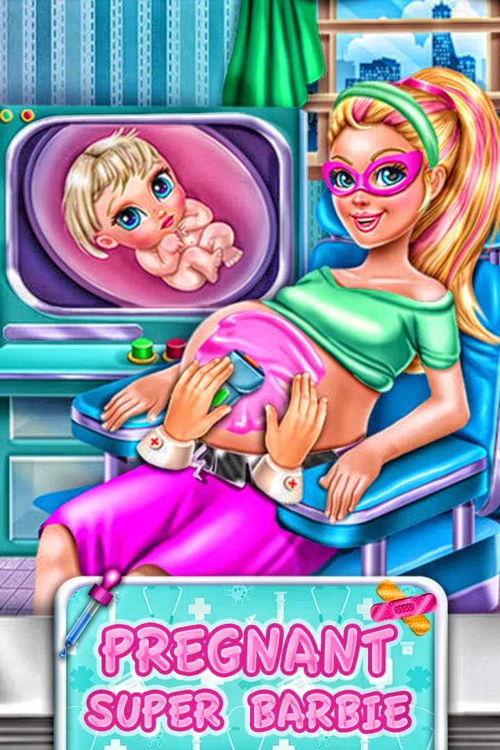 Superhero Pregnant Emergency  Jogos online, Jogos, Super barbie