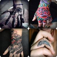 Powerful Hand Tattoo Designs Affiche