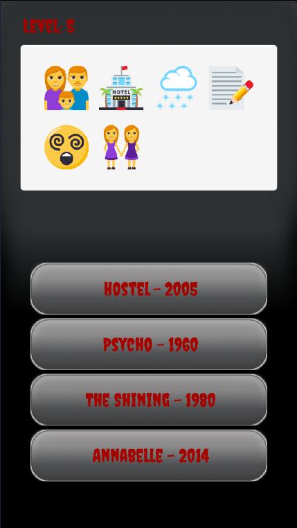 Guess The Horror Movie With Emojis For Android Apk Download