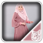 Abaya Hijab樣式 圖標