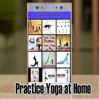 Practice Yoga at Home Affiche