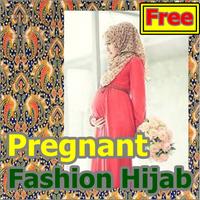 حامل موضة الحجاب الملصق