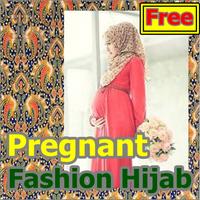 Poster Pregnant Fashion Hijab