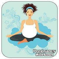 Pregnancy Yoga Exercises-poster