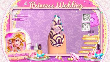 Princess Wedding Nail Makeover captura de pantalla 1