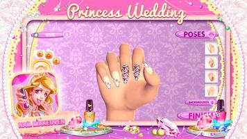 Princess Wedding Nail Makeover captura de pantalla 2