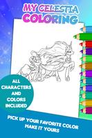 Princess Celestia Coloring Game screenshot 1