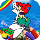 Princess Mermaid Coloring Game icône