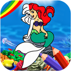 Princess Mermaid Coloring Game アイコン
