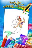 Princess Mermaid Coloring Game capture d'écran 1