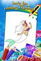 Princess Mermaid Coloring Game スクリーンショット 1
