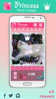 プリンセス写真のコラージュ ポスター