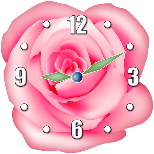 Roses Clock Widget