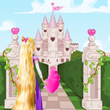 👸  Rapunzel with horse 🐎 icône
