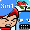 Wild Boy 3in1: Worm and Birds APK