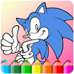 How to color Sonic the Hedgehog (coloring pages)