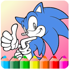 How to color Sonic the Hedgehog (coloring pages) icon