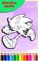 How to color Sonic the Hedgehog (coloring pages) screenshot 1