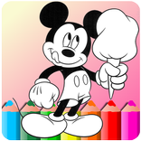 how to color Mickey mouse Coloring (coloring game)
