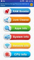 Mobile Optimizer and Memory Storage Cleaner Poster