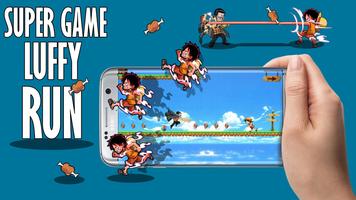 Game pirates luffy run ポスター