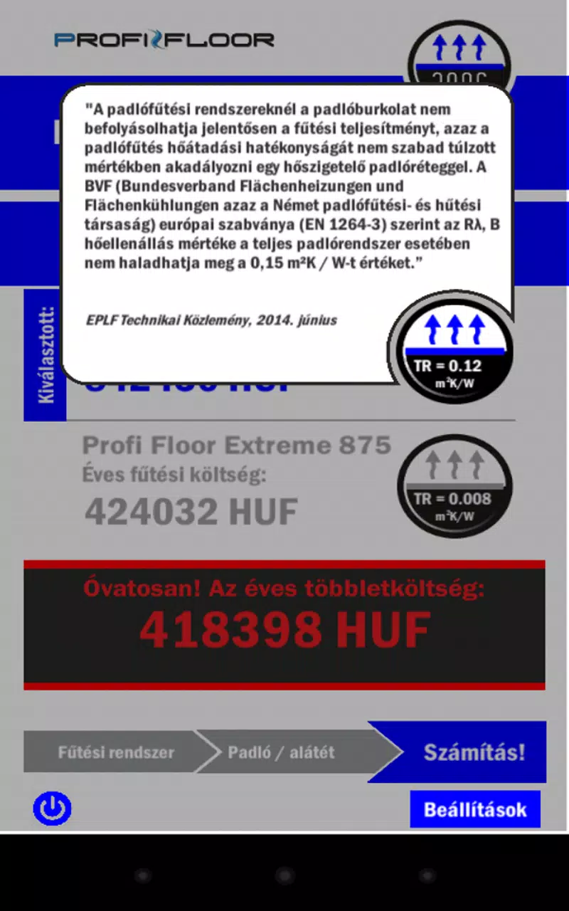 Floor heating calculator - Profi Floor APK for Android Download