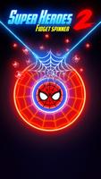 Super Hero Fidget Spinner 2-Avenger Spinner الملصق