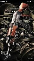 AK 47 Fun Military Gun Screen Lock تصوير الشاشة 1
