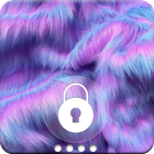 Fur Purple Pink HD Lock Screen icône