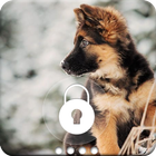 German Shepherd Puppy Lock Screen icône