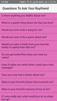 Questions To Ask Your Boyfrien الملصق