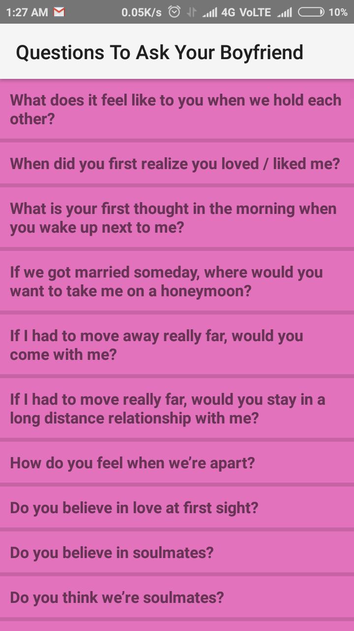 what questions to ask your boyfriend