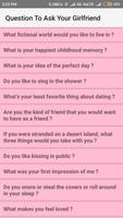 Questions To Ask Your Girlfrie الملصق