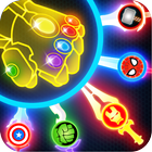 Super Heroes Knife Battle_Avengers Knife Battle Zeichen