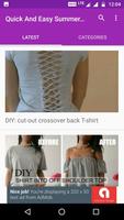 Quick And Easy Summer DIY Clothes capture d'écran 1