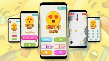 Emoji Riser! Rise Up on Sky پوسٹر