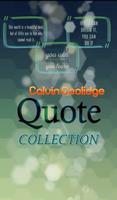 Calvin Coolidge Quotes Poster